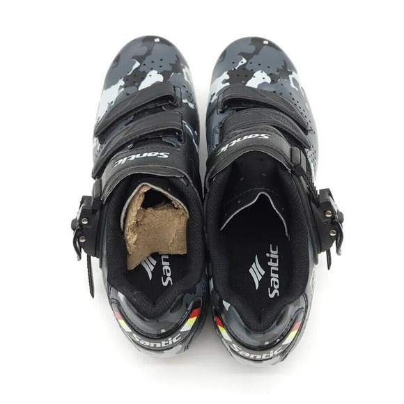 Ultro Santic Camo Ash Cycling (Mens Size 8 US 41 EU) Adjustable Stap Riding Shoe - Picture 4 of 8